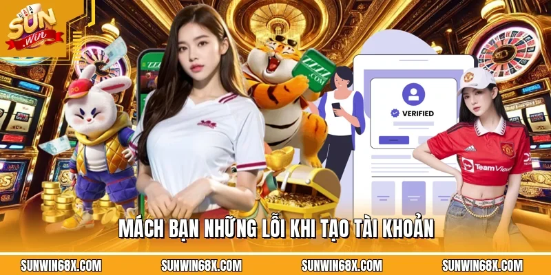 Đăng Ký SUNWIN - Hướng Dẫn Tạo Tài Khoản Thanh Công 100% 3 Sunwin Một số lỗi mà bạn có thể gặp phải trong quá trình đăng ký SUNWIN