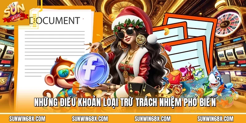 Những điều khoản miễn trừ trách nhiệm tại cổng game SUNWIN